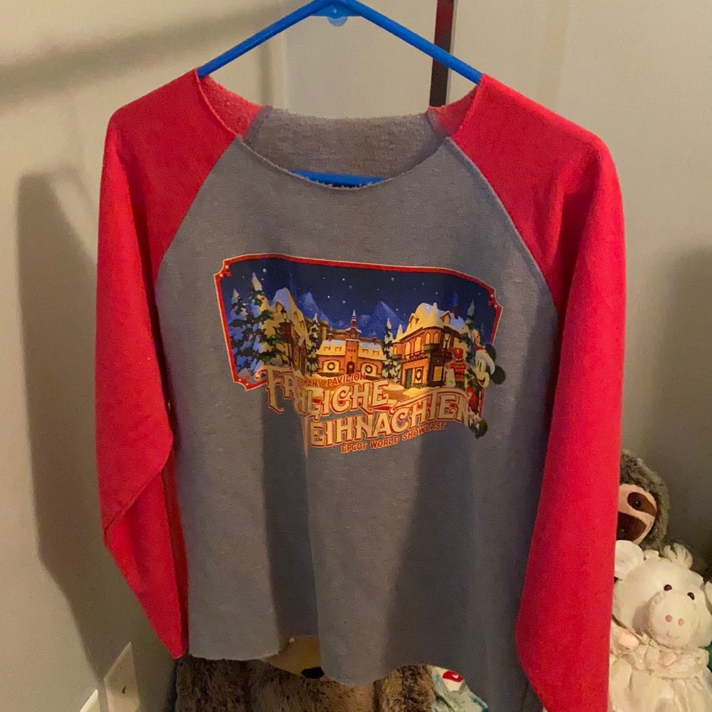 Epcot Germany Christmas sweatshirt modified